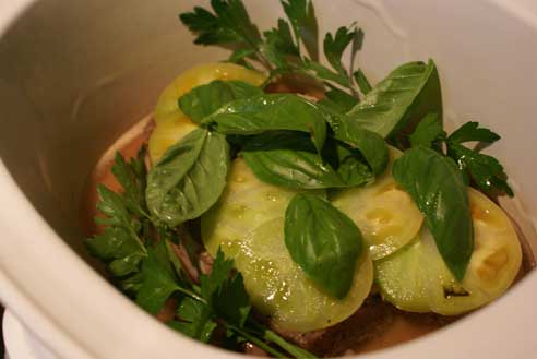 green tomato beef roast Green Tomato Beef Roast   $5 Dinner Challenge 