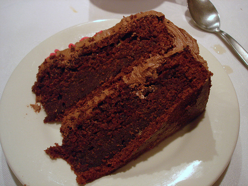 chocolate cake slice Would you like a virtual piece of cake?