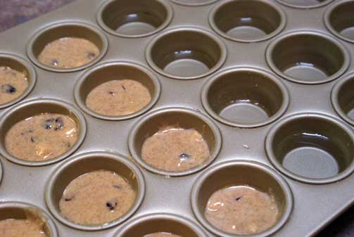 muffin-tin-with-water muffin tin with water Cranberry Apple Muffins