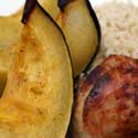 Honey Roasted Acorn Squash and Chicken