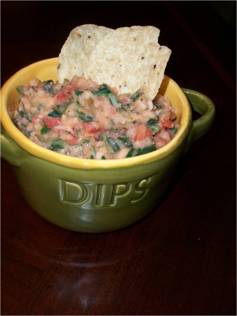 GP white bean dip 768x1024 White Bean Spinach Dip   Super Bowl Snack