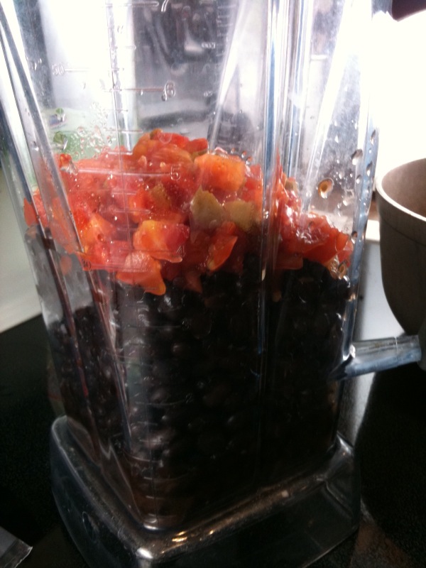 Black Beans and Rotel in Blender photo4 Black Bean Fajitas