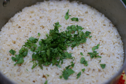 Serve Cilantro-Lime Brown Rice with favorite 