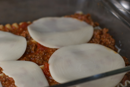 lasagna-cheese lasagna cheese Homemade Lasagna with Garden Herbs