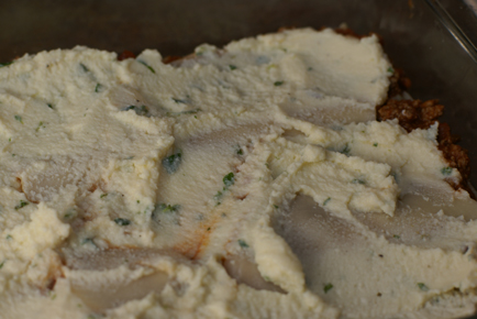 lasagna-ricotta-layer lasagna ricotta layer Homemade Lasagna with Garden Herbs