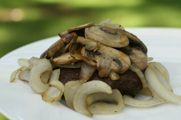mushroom-topped-burgers mushroom topped burgers Weekly Meal Plan with Printable Grocery List April 4th