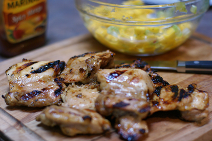 grilled-chicken-mango-wraps grilled chicken mango wraps Mango Chicken Lettuce Wraps