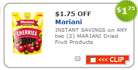 mariani mariani Printable Coupons Mariani Dried Fruit, Hefty, Q Tips, Garnier