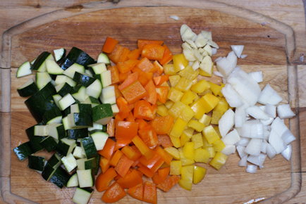 summer-veggies summer veggies Red Quinoa with Grilled Summer Veggies