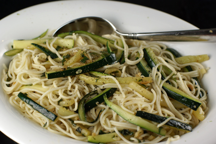 zuke-20 zuke 20 Angel Hair with Julienned Zucchini Grow. Eat. $ave.