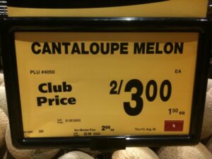 Safeway Cantaloupe Price photo33 300x225 Price Points Reader Question