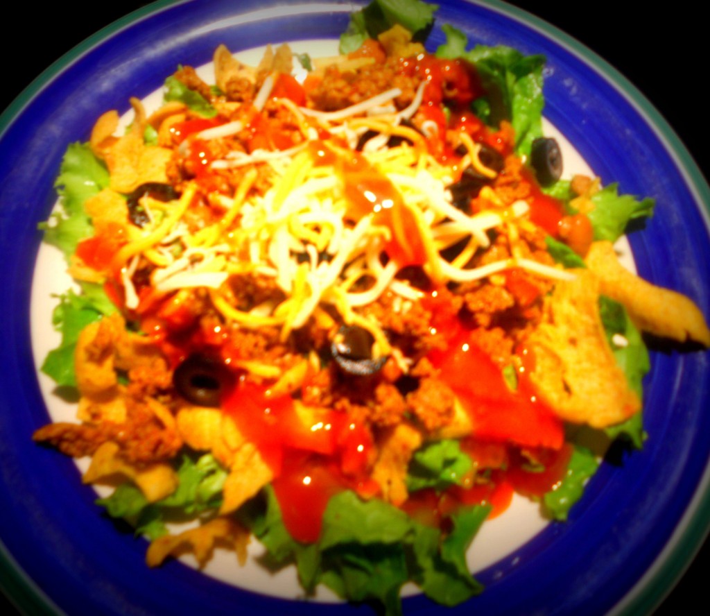 tacosalad2 1024x888 Family Favorite Taco Salad   Guest Post