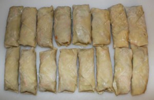 Denises Fast and Fabulous Egg Rolls egg rolls f 300x195 Denises Fast and Fabulous Egg Rolls