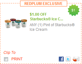 starbucks ice cream $1 off starbucks ice cream 1 off Printable Coupons: Starbucks, Quaker, Aveeno and More + Freebies