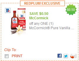 mccormick pure vanilla extract coupon mccormick pure vanilla extract coupon Printable Coupons: McCormick Vanilla, Argo Baking Powder, Ester C, Glade and More