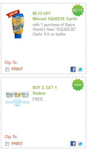 voskos and minced garlic coupons voskos and minced garlic coupons Printable Coupons: Heinz, Peace, Garlic, Voskos and More