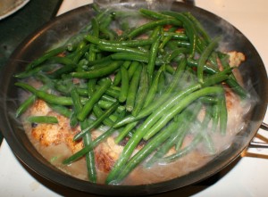 Denises Easy One Skillet Chicken Dinner chicken skillet4 300x221 Denises Easy One Skillet Chicken Dinner