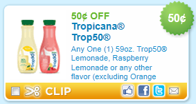 trop coupon trop coupon Tropicana Trop Beverage Printable Coupon & Savings Card Coupon