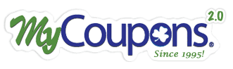 mycoupons logo mycoupons logo MyCoupons.com Saving from Home and On the Go