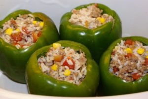 stuffed green peppers stuffed green peppers 300x201 Weekly Meal Plan with Printable Grocery List July 5th