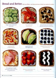 lunch 214x300 Sandwich Ideas  Lunchbox Inspiration