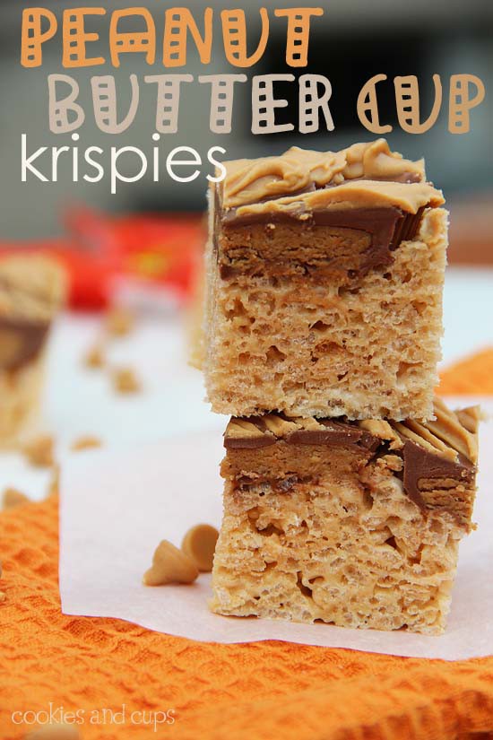 peanut butter cup krispies Peanut Butter Cup Krispies