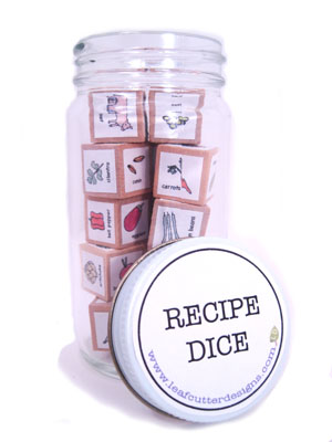 recipe dice Recipe Dice – Kitchen Inspiration