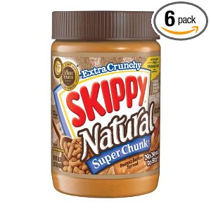 skippy all natural peanut butter Skippy All Natural Peanut Butter   $1.80 per jar 
