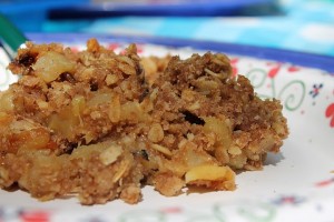 camping applecrisp camping applecrisp 300x200 Apple Crisp Freezer, Slow Cooker, Oven and Campfire {Guest Post}