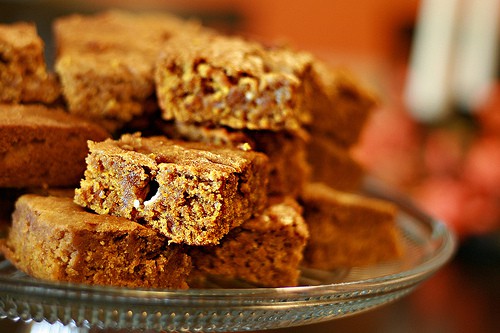 pumpkin blondies Pumpkin Blondies {Sunny Side Up in San Diego}