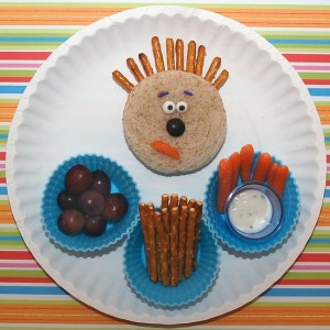 spikedhair 300x300 Funny Face Lunch  Lunchbox Inspiration