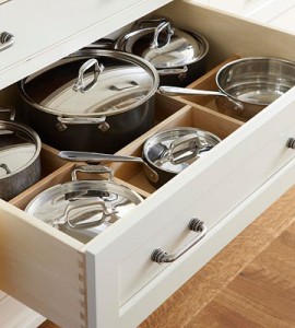 adjustabledrawers 270x300 Adjustable Drawers  Kitchen Organization