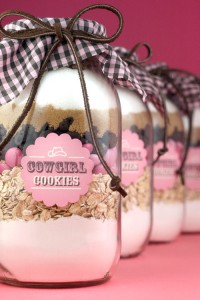 cowgirl cookies 200x300 Cowgirl Cookies in a Jar – Bakerella