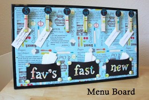 Menu Board 300x202 Kitchen Command Center  Kitchen Inspiration
