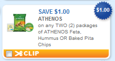 athenos printable coupon athenos printable coupon Athenos Feta, Hummus, or Baked Pita Chips + More Printable Coupons