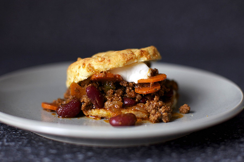 beef chili with cheddar biscuits smitten kitchen Chili with Cheddar Biscuits {Smitten Kitchen}