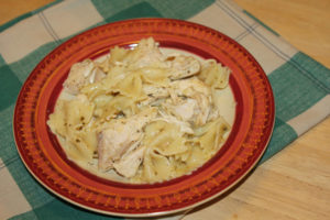 chicken pesto 300x200 Denises Slow Cooker Chicken Pesto With Bowtie Pasta