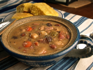 Honey Ham and Beans honey ham and beans {CLOSED} Giveaway Hurst Beans Handmade Clay Soup Pots & Beans