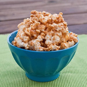 peanutbutterpopcorn 300x300 Peanut Butter and Honey Popcorn Sweet Winter Treat