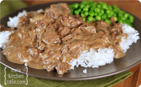 beef stroganoff Slow Cooker Stroganoff {Mels Kitchen Cafe}