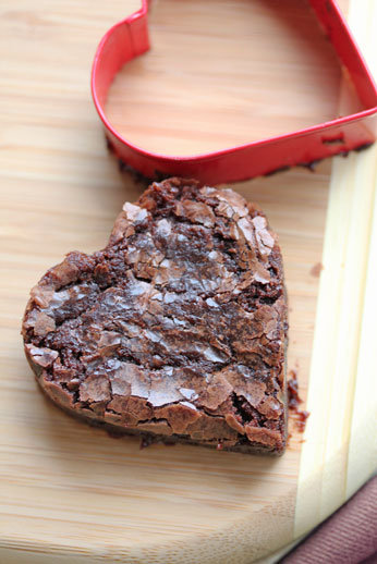 brownie-hearts brownie hearts Fun Food Ideas for Valentines Day New on SCJohnson.com
