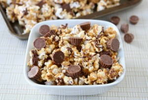 reeses 300x203 Reeses Peanut Butter Popcorn  Sweet Winter Treat