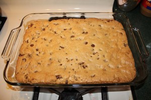 blondies3 300x200 Denises Chocolate Chip Blondies 