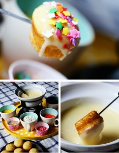 cupcake fondue 234x300 Cupcake Fondue  Sweet Spring Treat