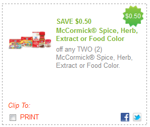 mccormick spice or herb printable coupon McCormick Spice or Herb + More Printable Coupons 