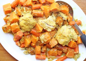 slow cooker sweet potato cu 300x214 Pantry Challenge Week & Meal Plan