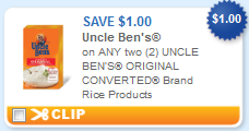 uncle ben's rice printable coupon uncle bens rice printable coupon Uncle Bens Rice + More Printable Coupons