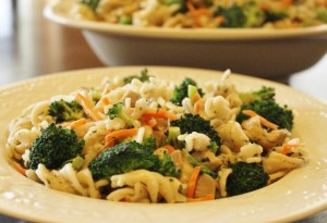 Lemon Pasta with Chicken and Broccoli recipe 640x439 300x205 Aleas Lemon Pasta with Chicken and Broccoli