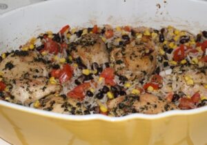 Cilantro Lime Chicken Casserole Recipe 640x449 300x210 Aleas Cilantro Lime Chicken Casserole