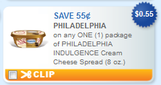 Philadelphia Indulgence Cream Cheese Spread Philadelphia Indulgence Cream Cheese Spread + More Printable Coupons 